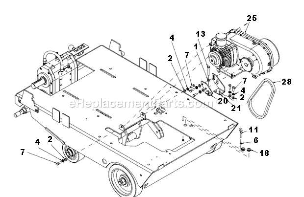 Page X Diagram and Parts List for MK-6026KBG  MK Diamond Concrete Saw